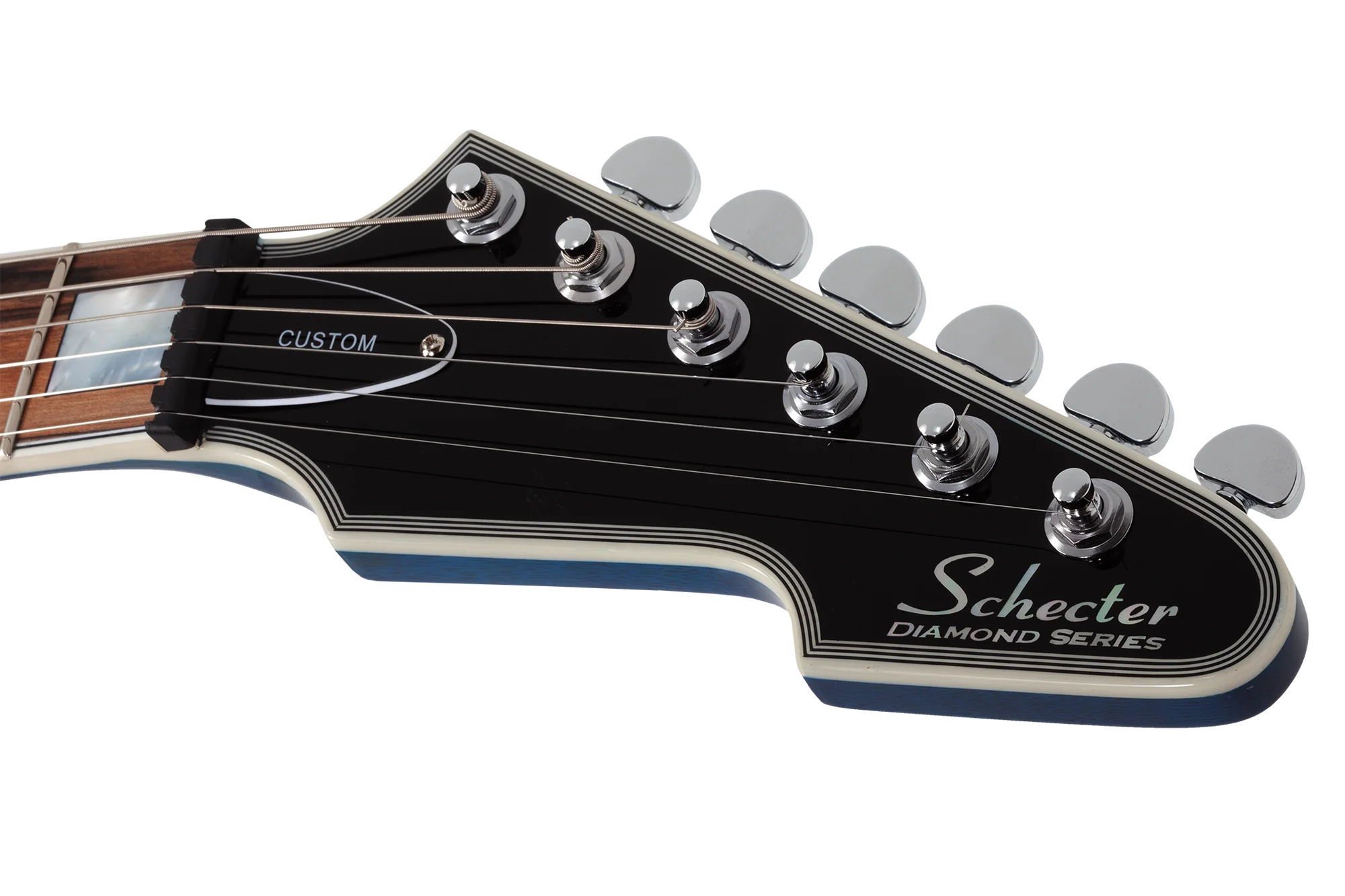E-1 Electro Resin Transparent Blue E-Gitarre