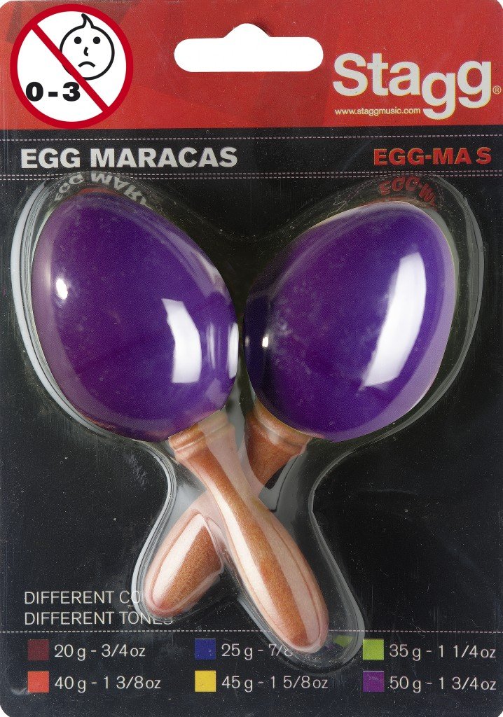 Egg Maracas S - Violett