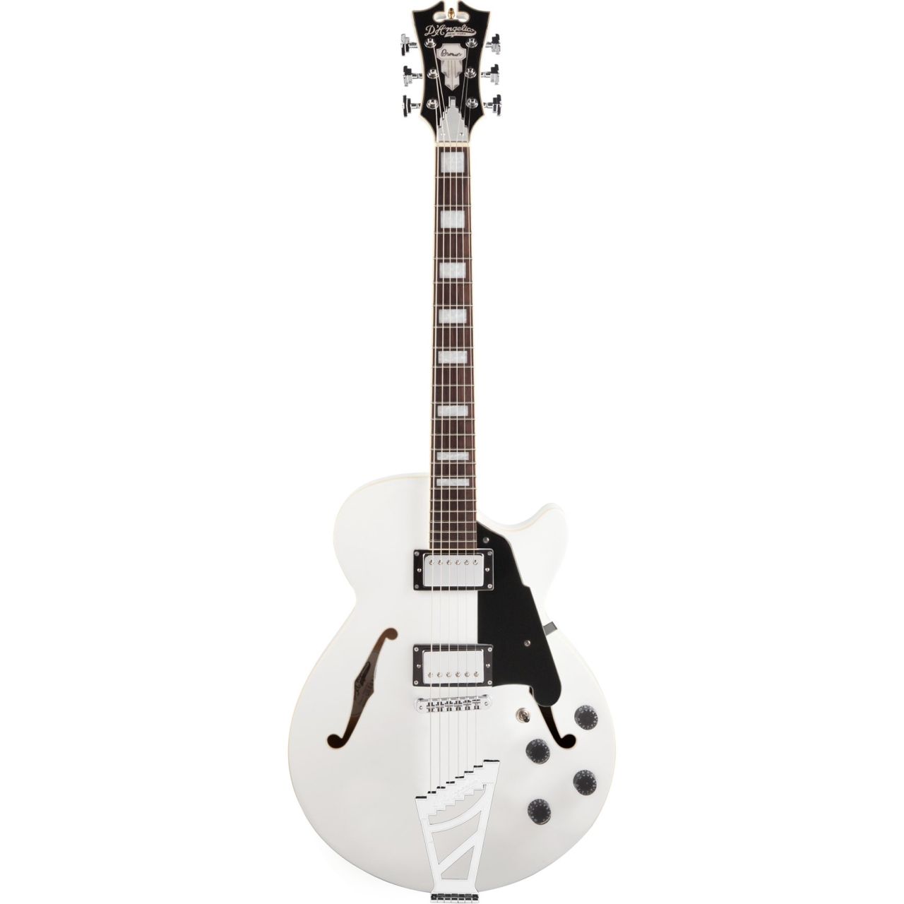 Premier SS White - Semi-Hollow E-Gitarre