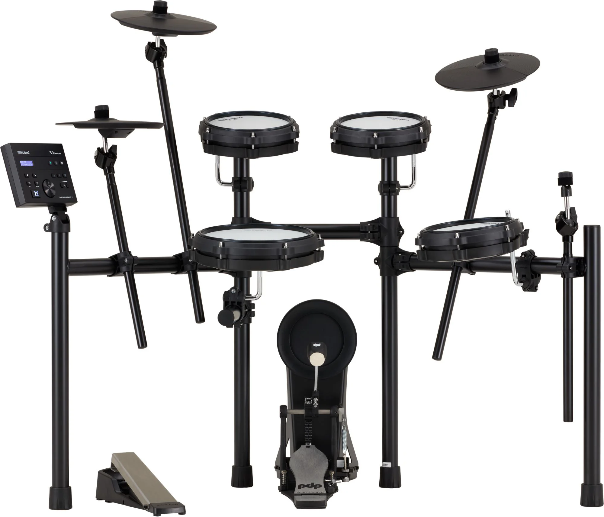 Roland TD-07DMK2 E-Drum aus der Perspektive des Schlagzeugers