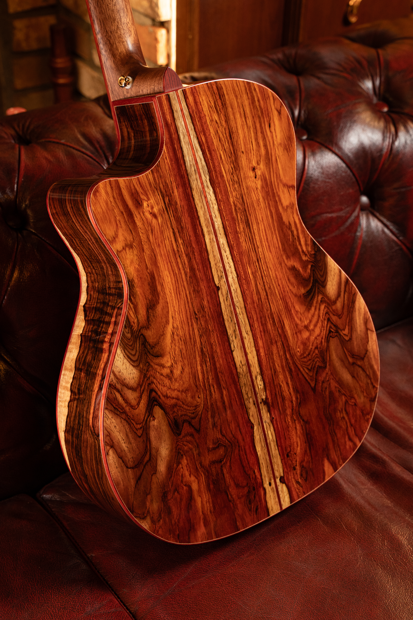 Gold A10 Cocobolo Natur Hochglanz Westerngitarre