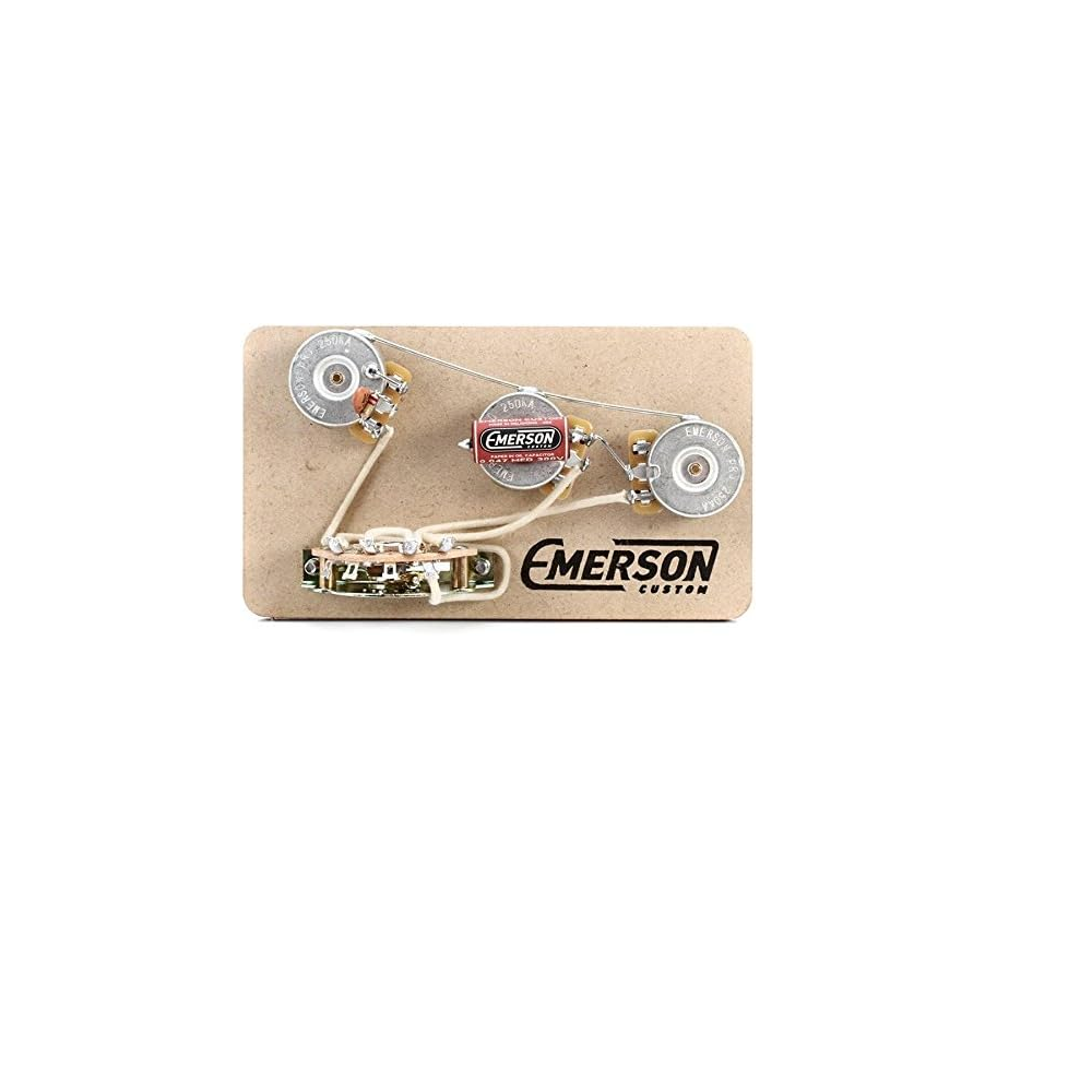 5-Way Stratocaster Blender Prewired Kit (250K Ohm Pots & 0.047uf Capacitor)