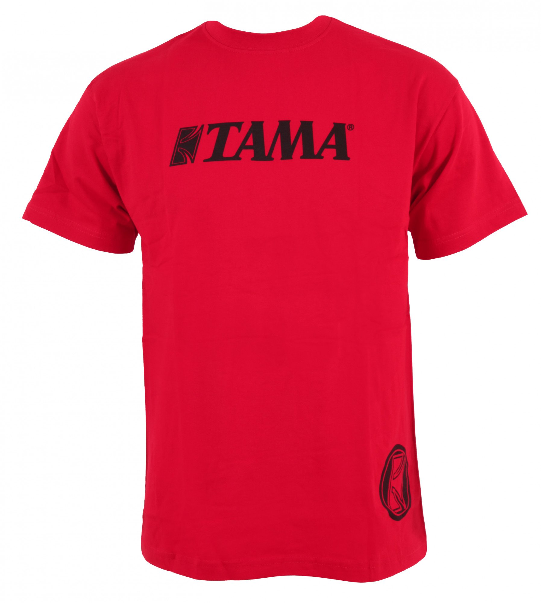 T-Shirt in rot mit Logo auf der Brust L