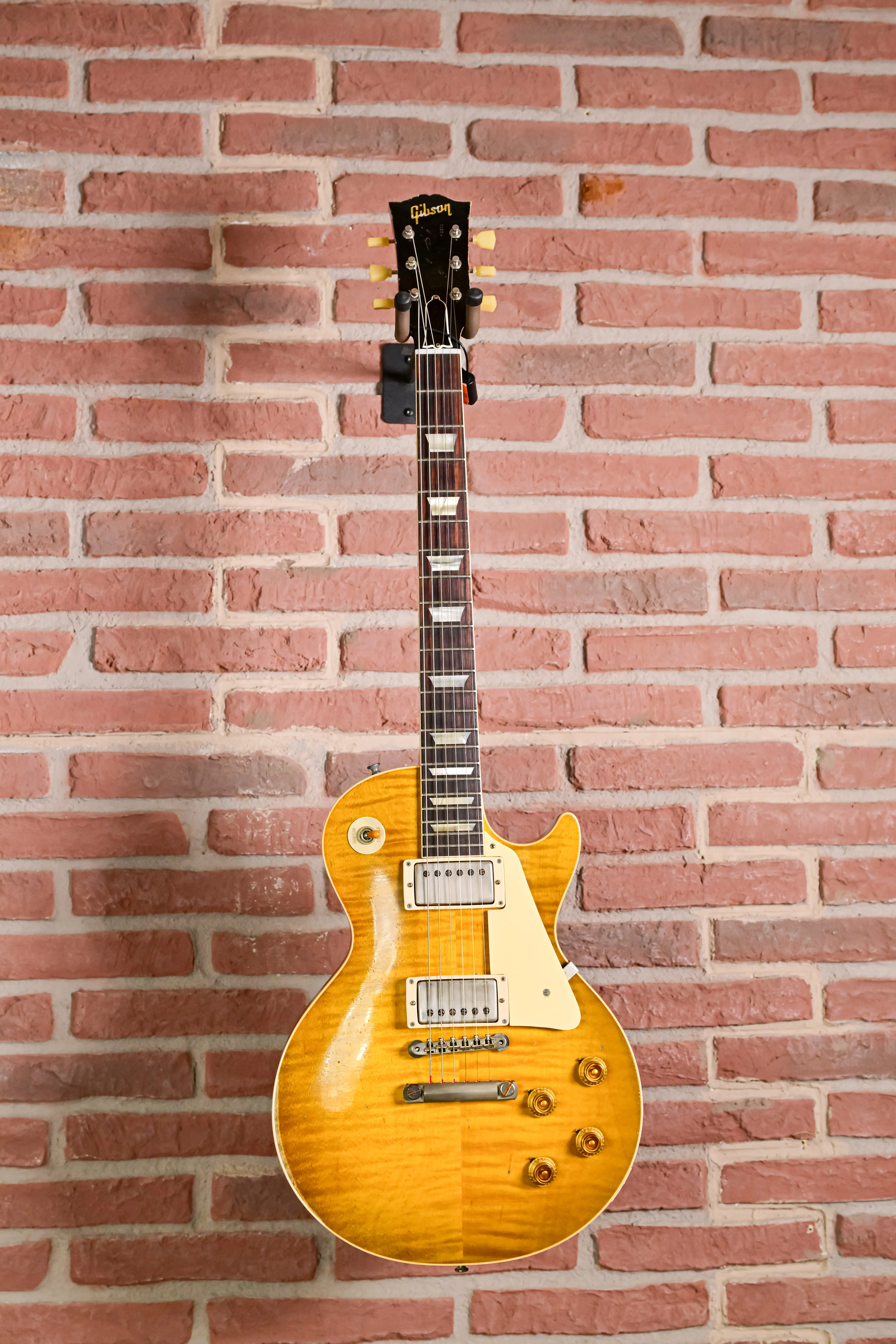 1959 Les Paul Standard Reissue Heavy Aged Green Lemon Fade Custom Shop