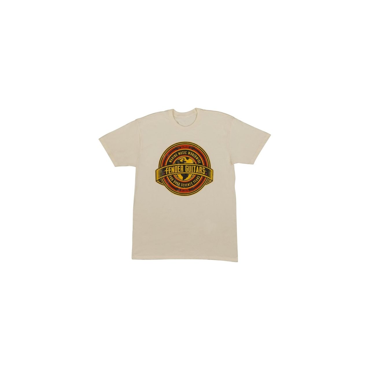 Worldwide Logo T-Shirt Tan, L