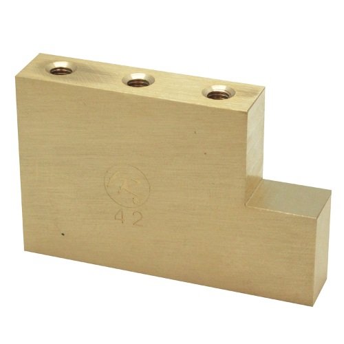 FROFTBL42 - Fat Brass L Shaped Tremolo Block, 42 mm