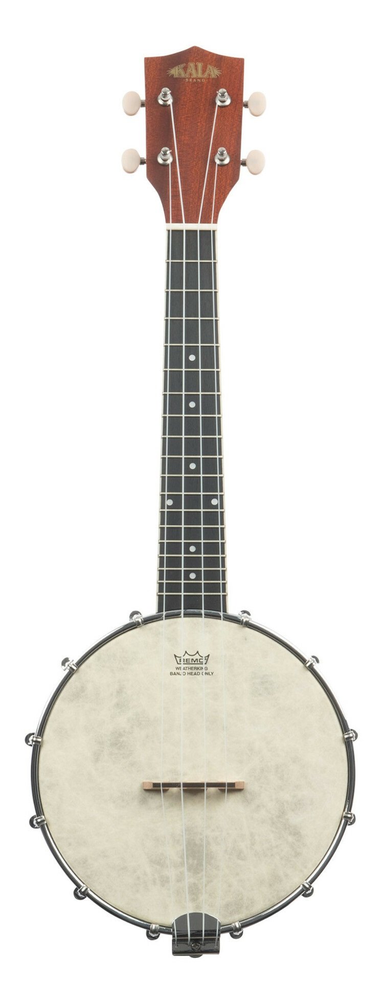 KA-BNJ-MHG-C - Natural Mahogany Banjo Concert Ukulele, with Bag