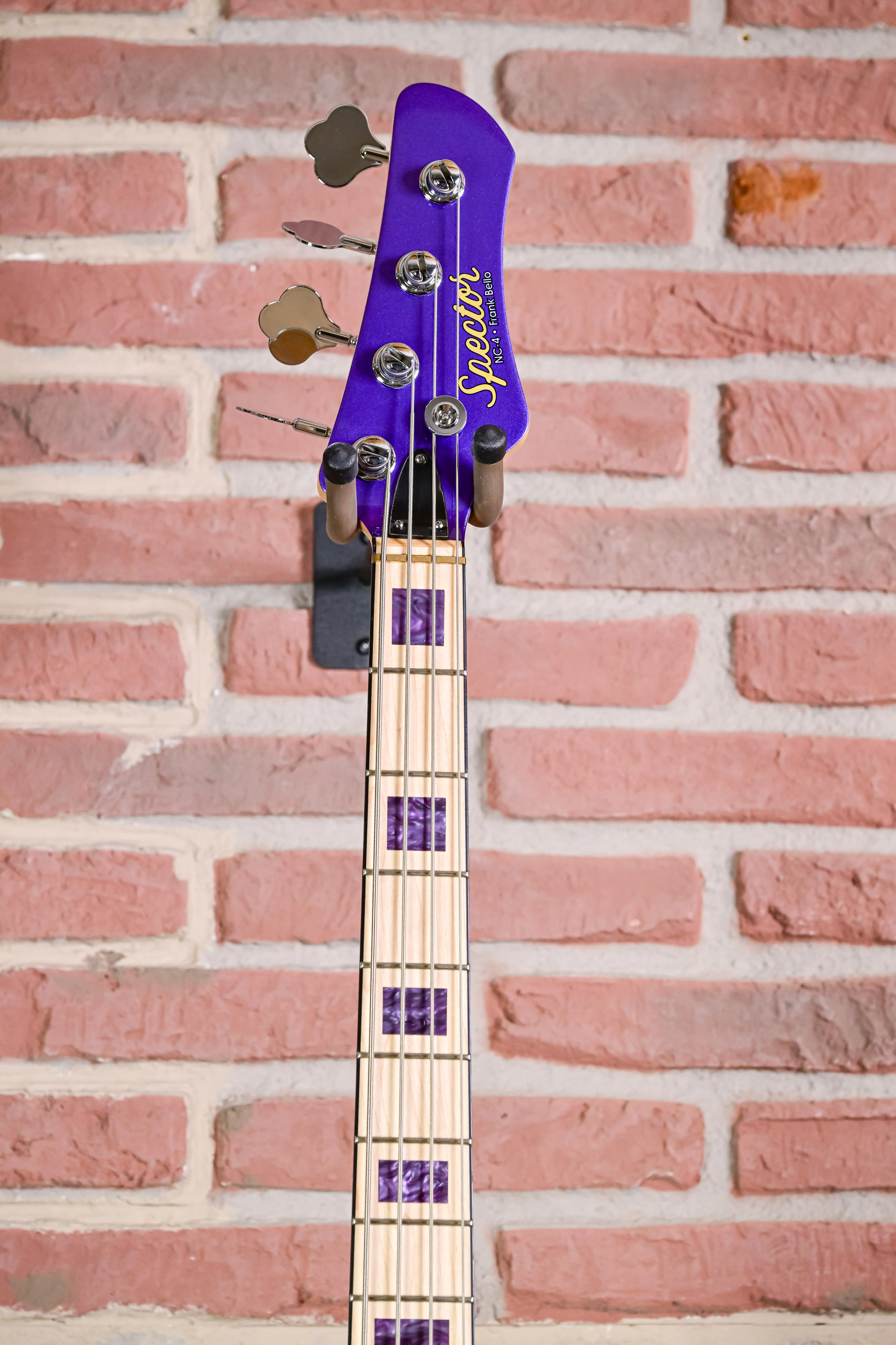 NC-4 Signed by Frank Bello Signature Bass Metallic Purple #1
