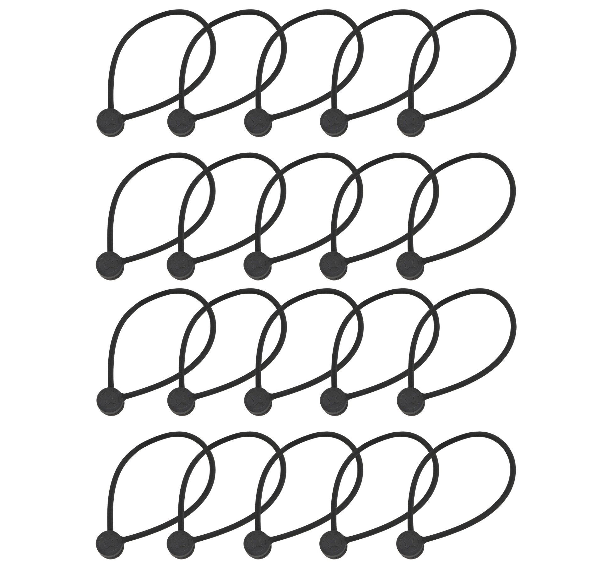 MagneTie Cable Ties 15 to 20 cm, 20 pcs. per pack