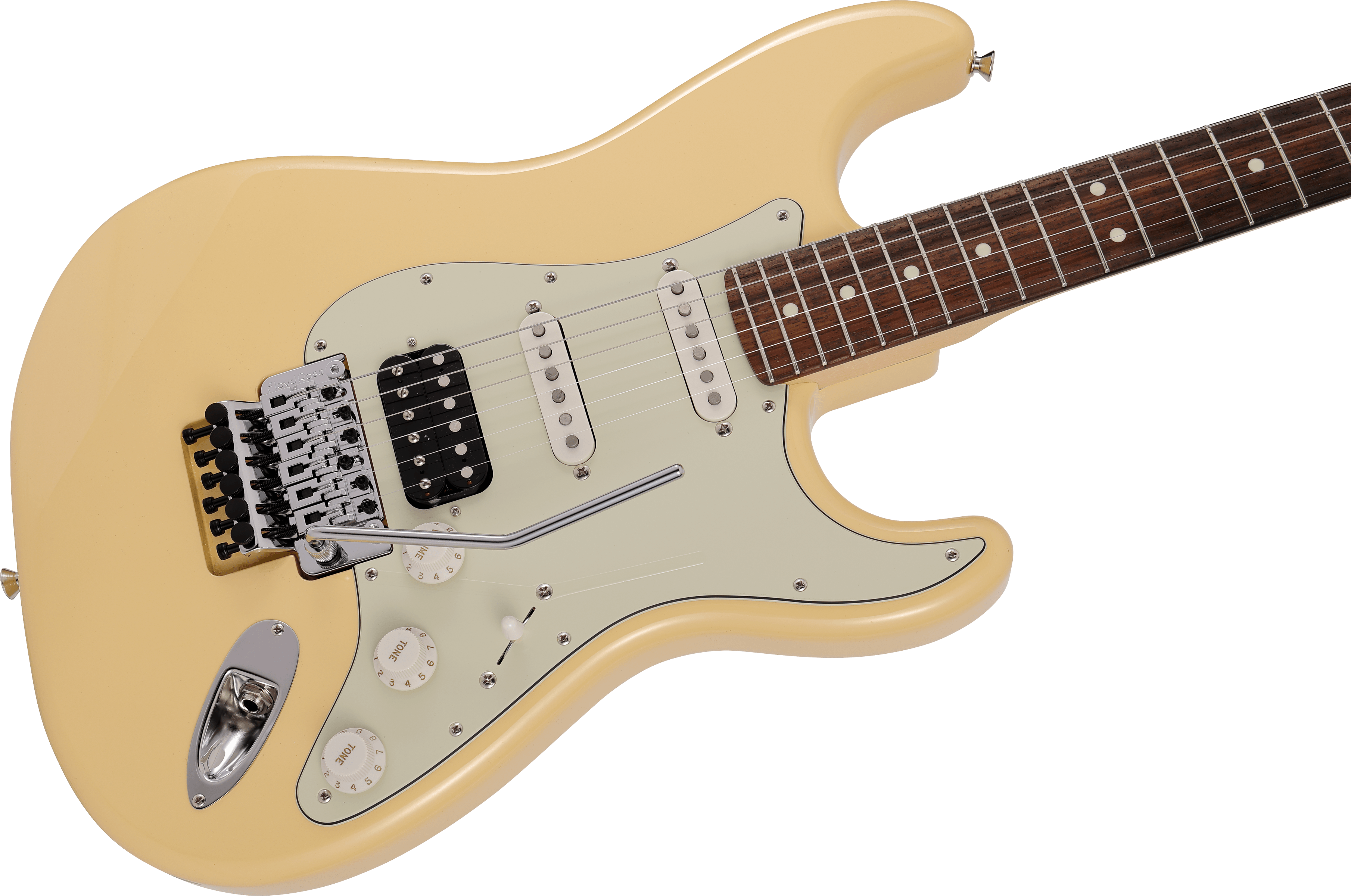 Made in Japan Limited Stratocaster® with Floyd Rose®, Vintage White