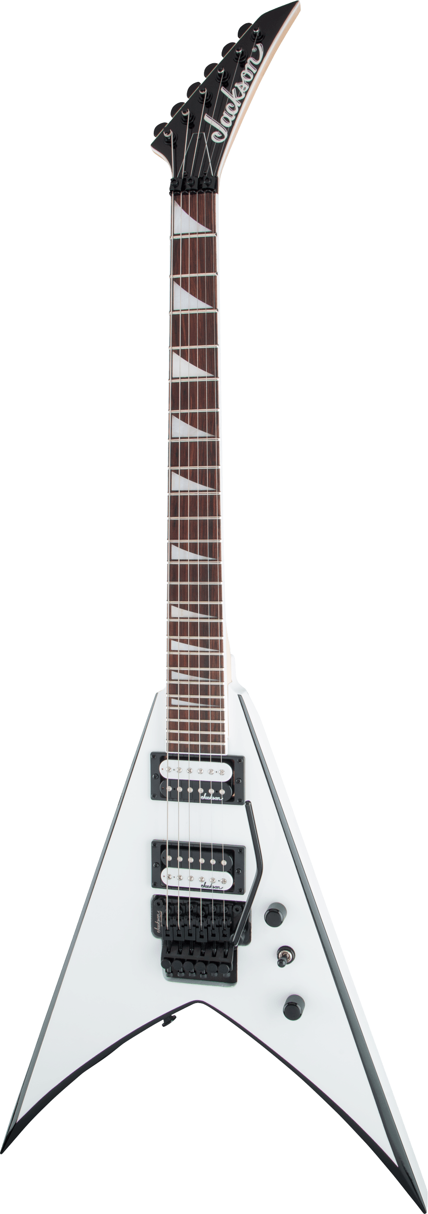 JS Series King V JS32 White with  Black Bevels