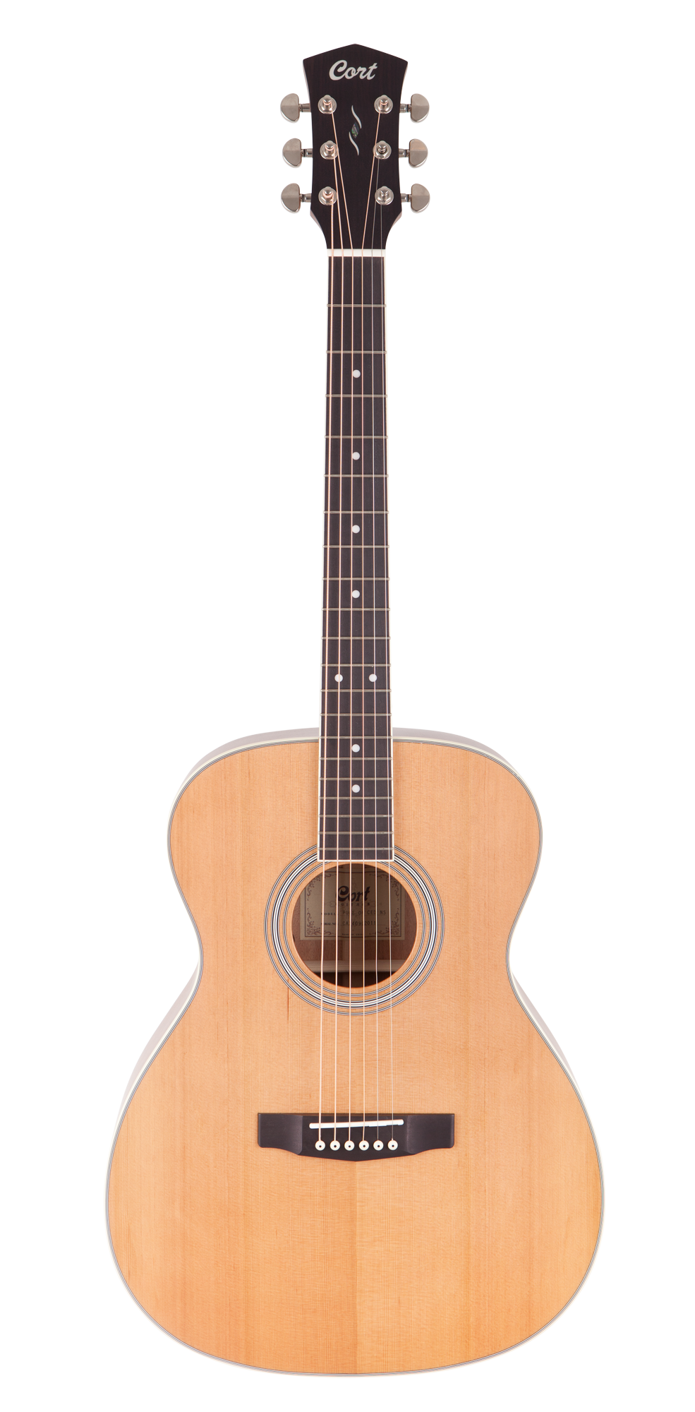 PURE-O Akustikgitarre Cedar Natural Satin,