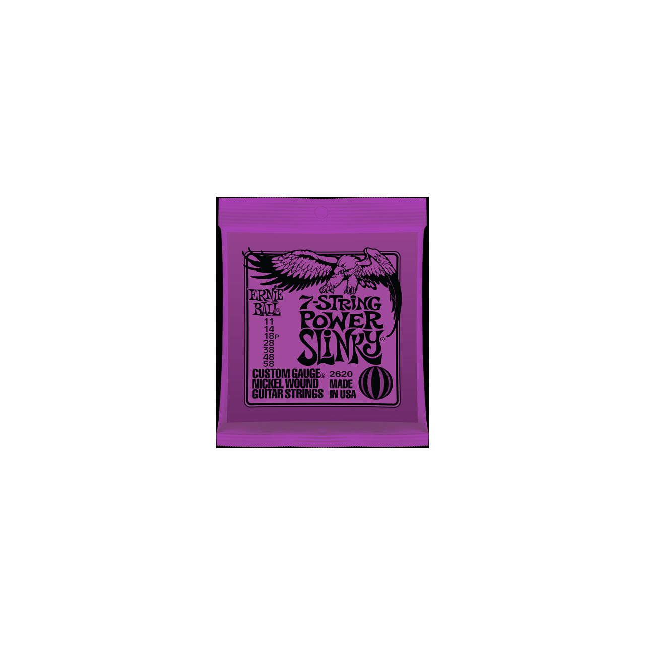 EB2620 011-058 7-String Power Slinky