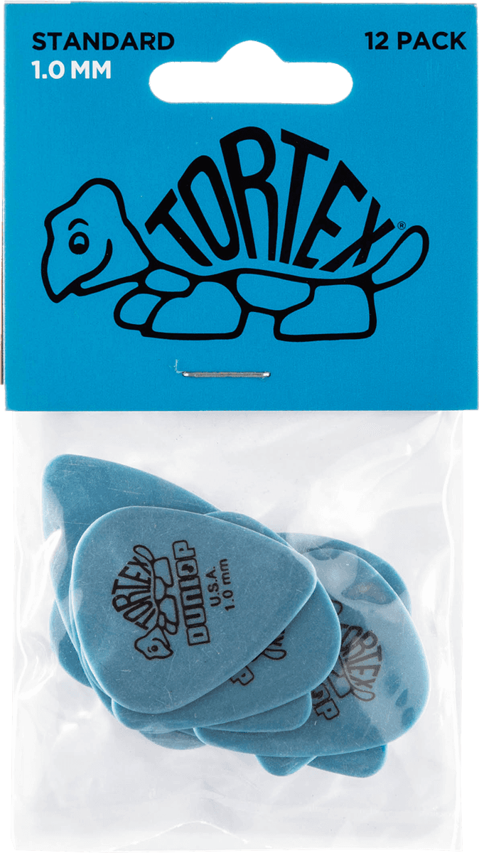 Tortex Standard 1.00 mm Pick 12 pcs. blue 1.00 mm