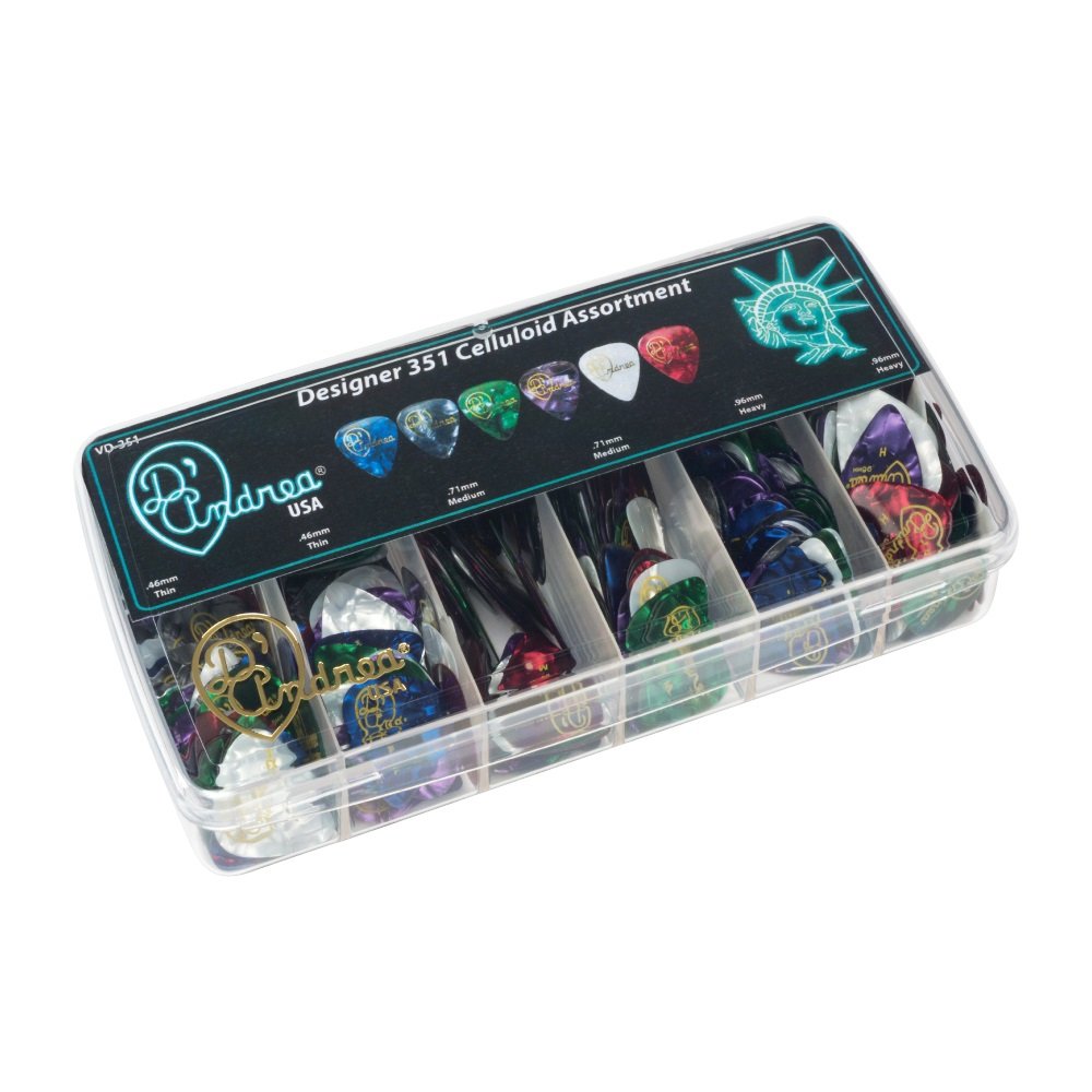 Designer Pearl Picks - 351 Shape (VD351), 432 pcs Pick Kit