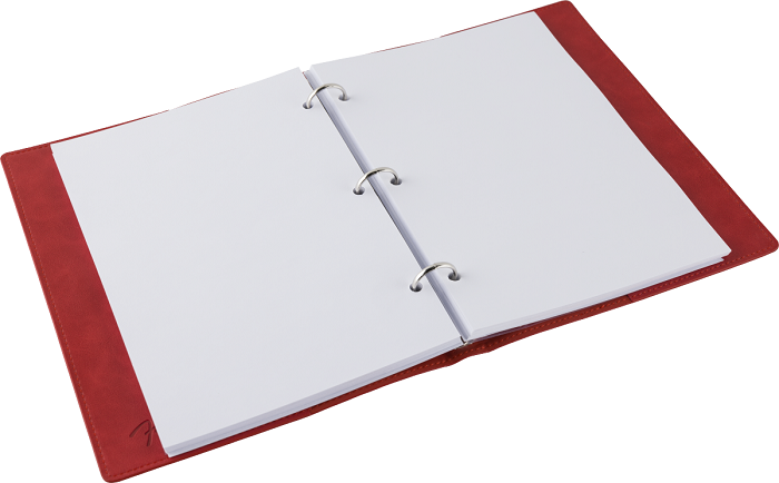 Fender Vegan Leather Music Note Book Dakota Red