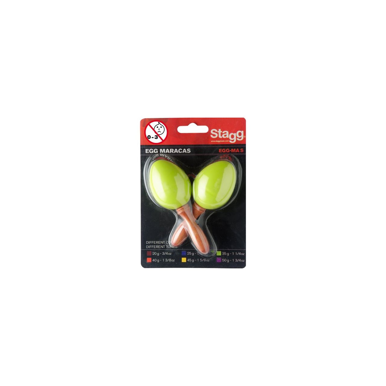Egg Maracas S - Grün