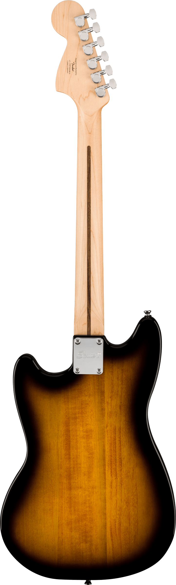 Sonic™ Mustang®, Maple Fingerboard, White Pickguard, 2-Color Sunburst
