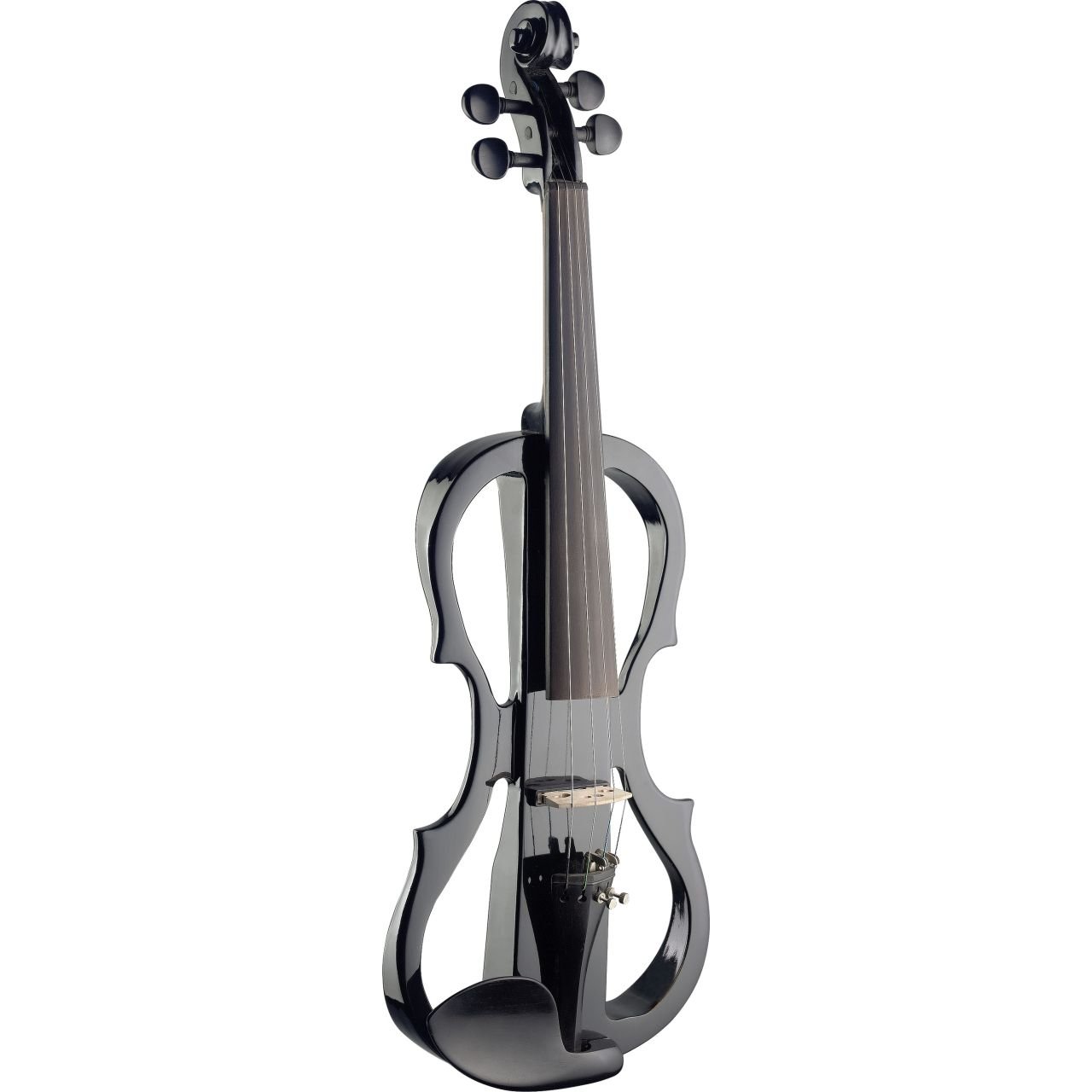 EVN-X-4/4 BK Silent Violin Set in schwarz