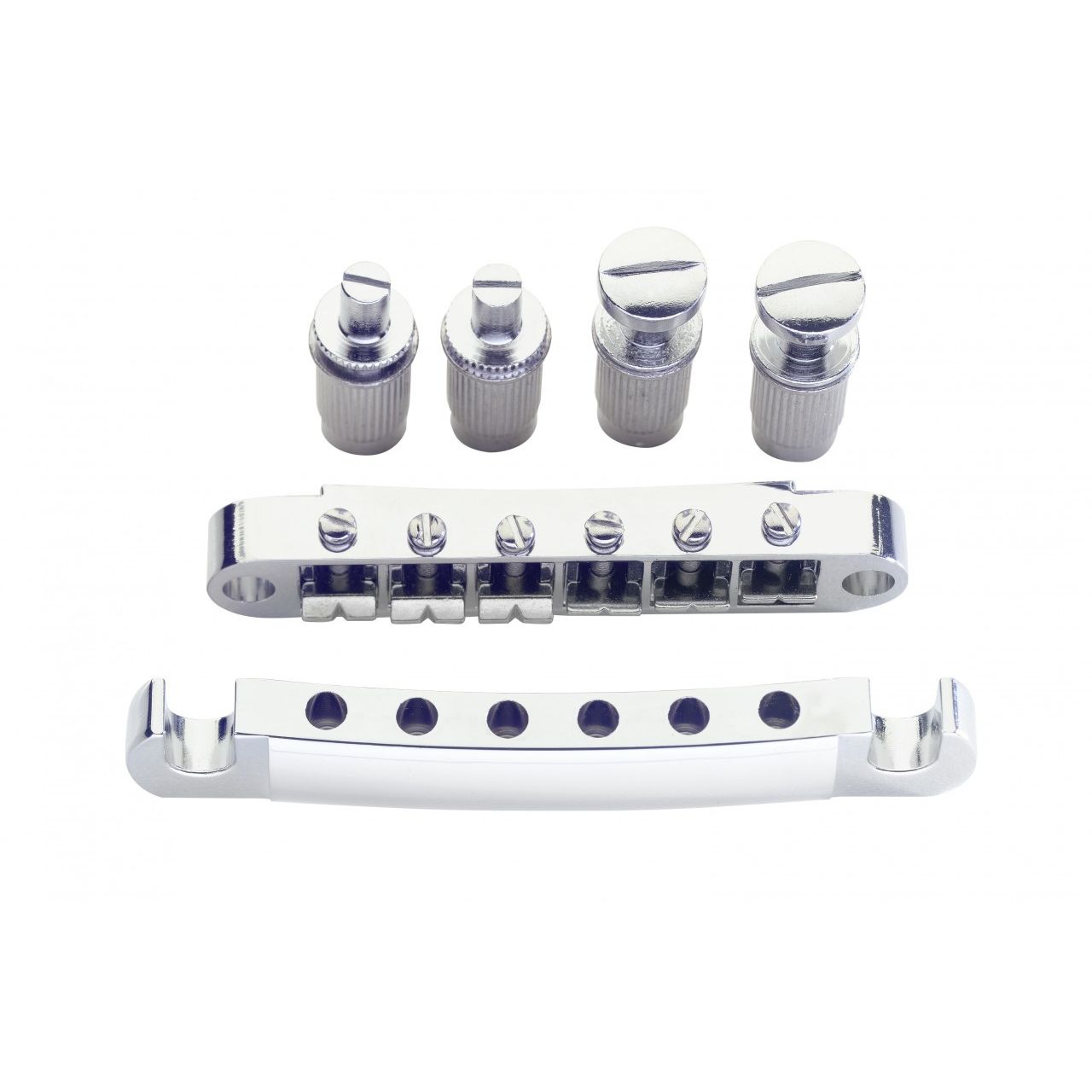 SP-BRLP-CH Tune-o-matic Bridge für E-Gitarre, Chrom-Finish