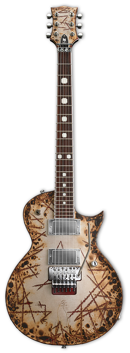 E-II RZK-II BURNT Richard Z. Kruspe Signature Gitarre