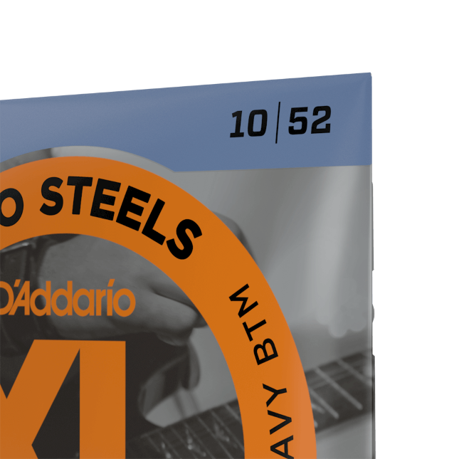 EPS540 ProSteels Electric Guitar Strings, Light Top/Heavy Bottom, 10-52