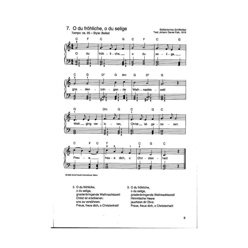 Die schönsten Weihnachtslieder - Keyboard