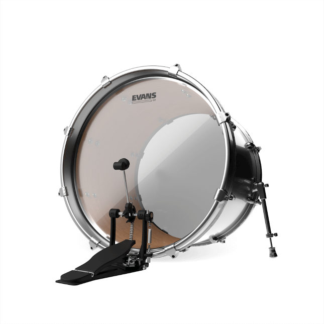 22" G1 Clear Bass Drum Fell