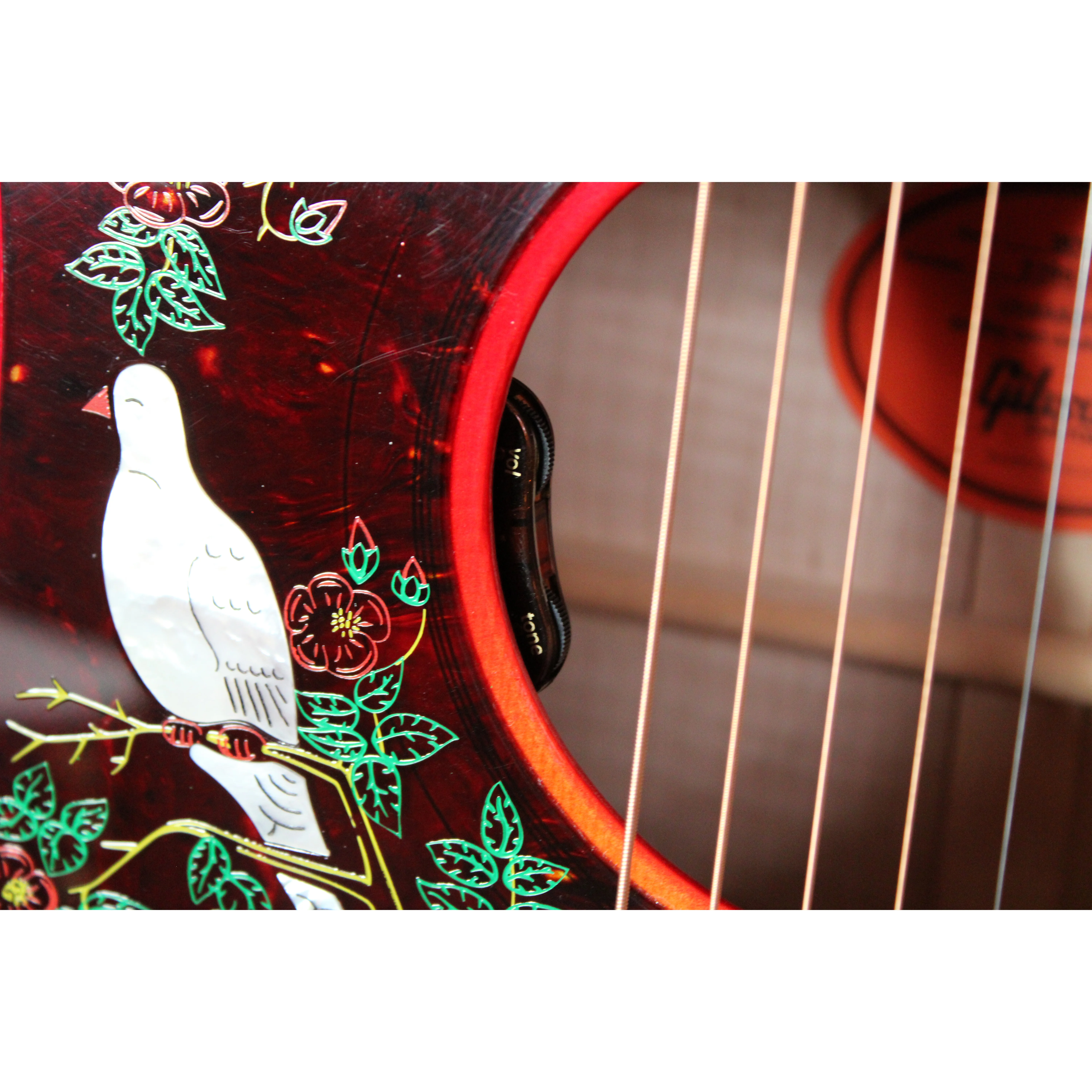 Gibson Custom M2M Dove Gitarre voller Details