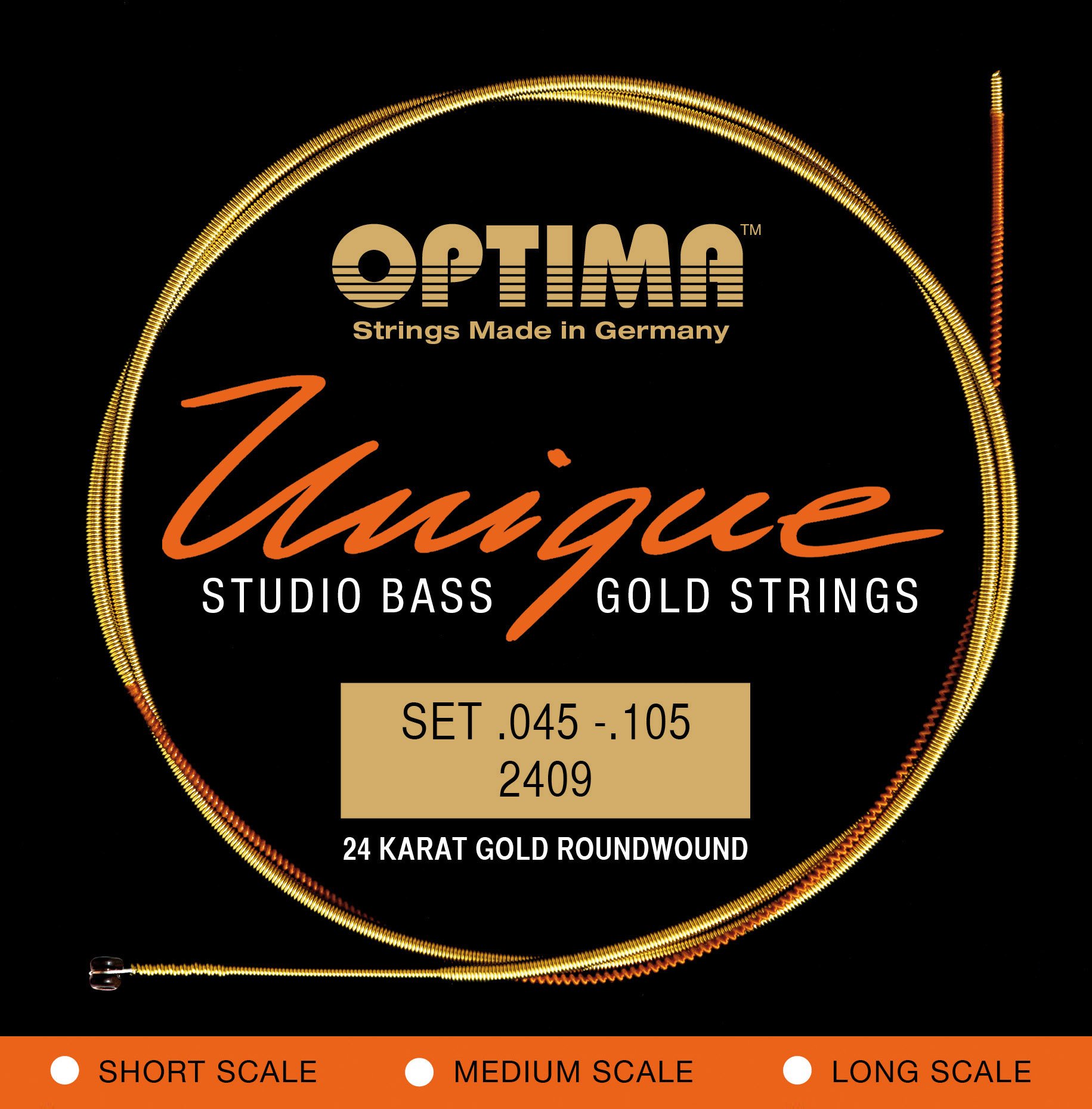 2409L Bass Gold Strings