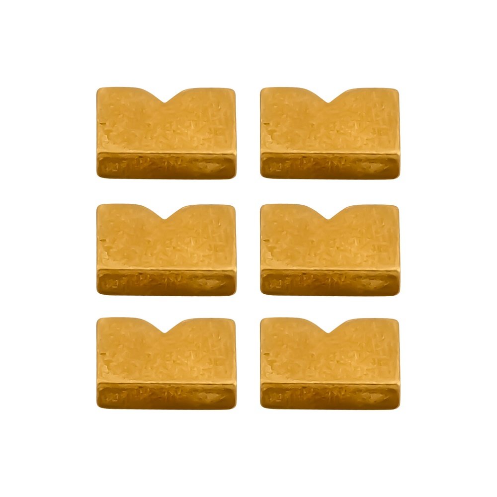  KickAss Saddle Insert Set Brass - Notched