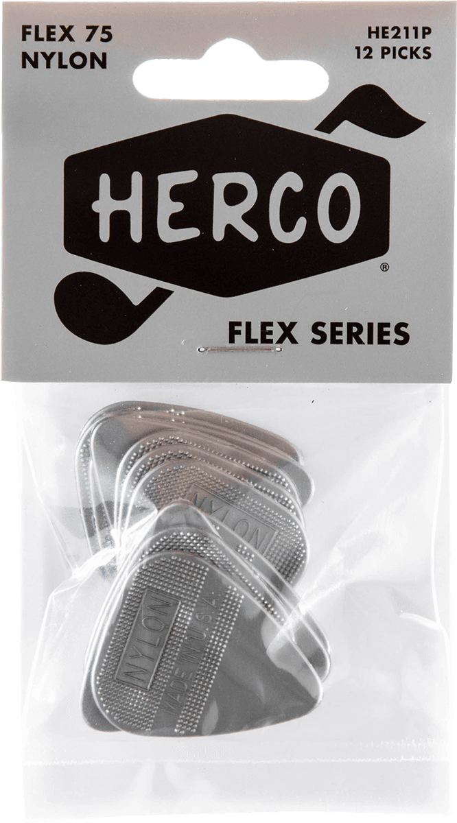Plektren Nylon 1 mm  Heavy 12 Stück Flex Series