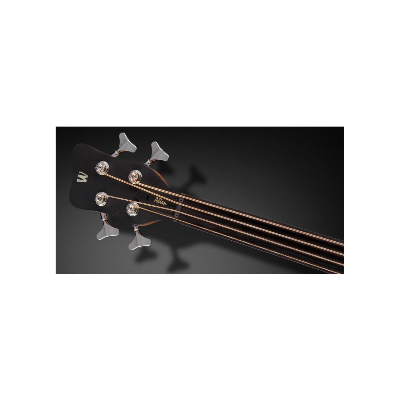 Alien, Lefthand, 4-String, Fretless - Natural Transparent Satin