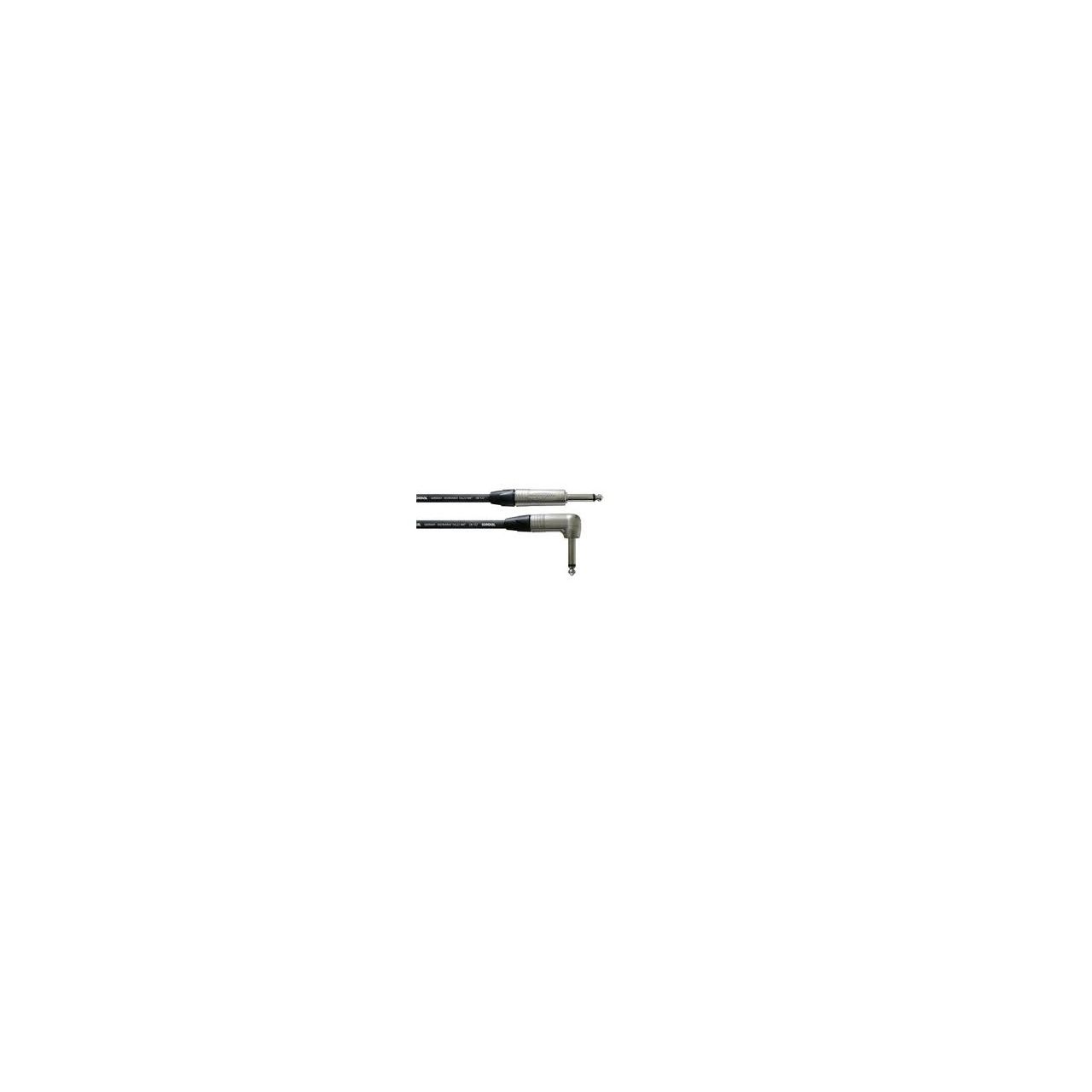 CXI 6 PR-CS Instrumentenkabel 6,0 m Klinke/Winkelklinke 6,3 mm mono