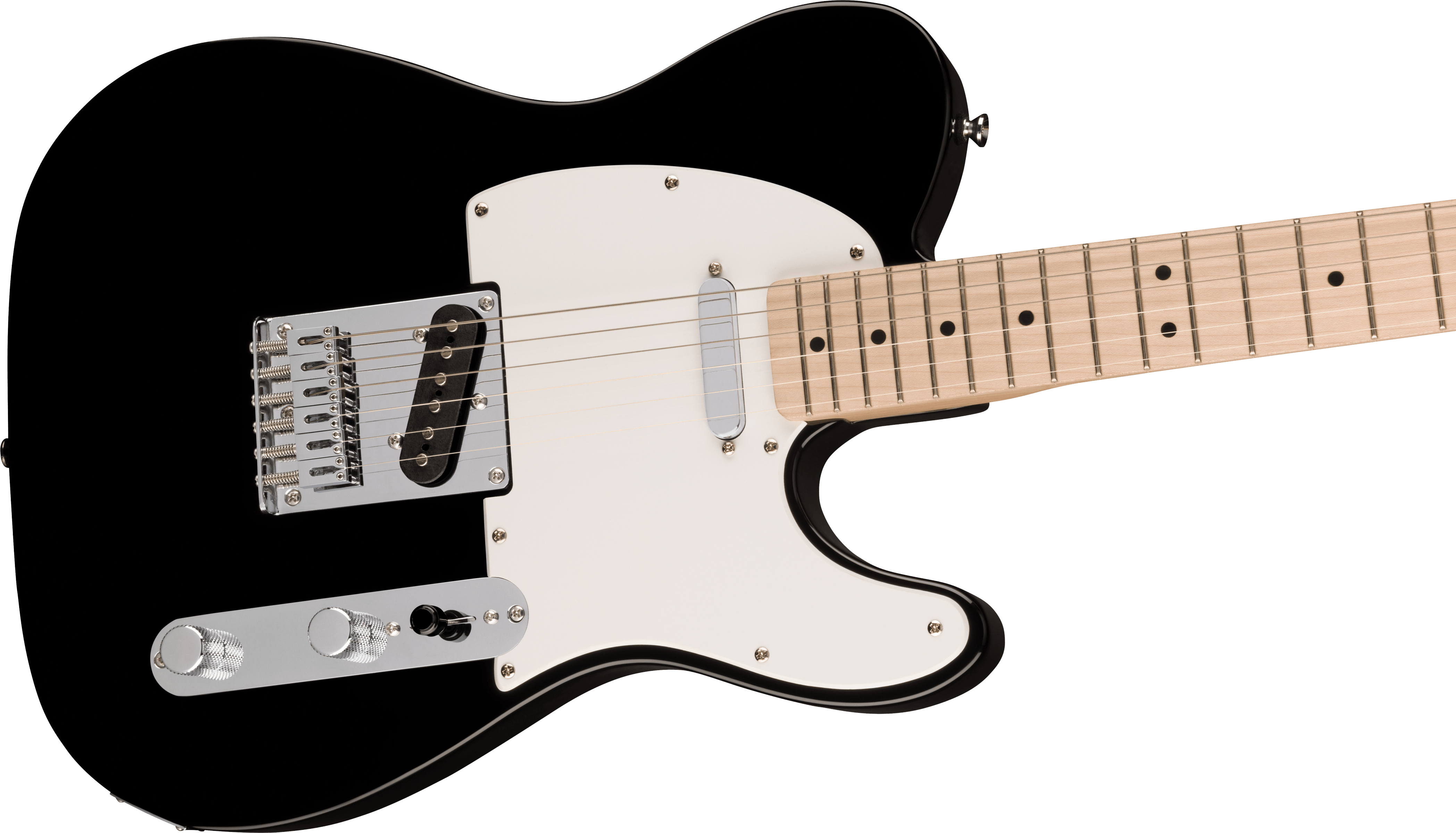 Sonic™ Telecaster®, Maple Fingerboard, White Pickguard, Black