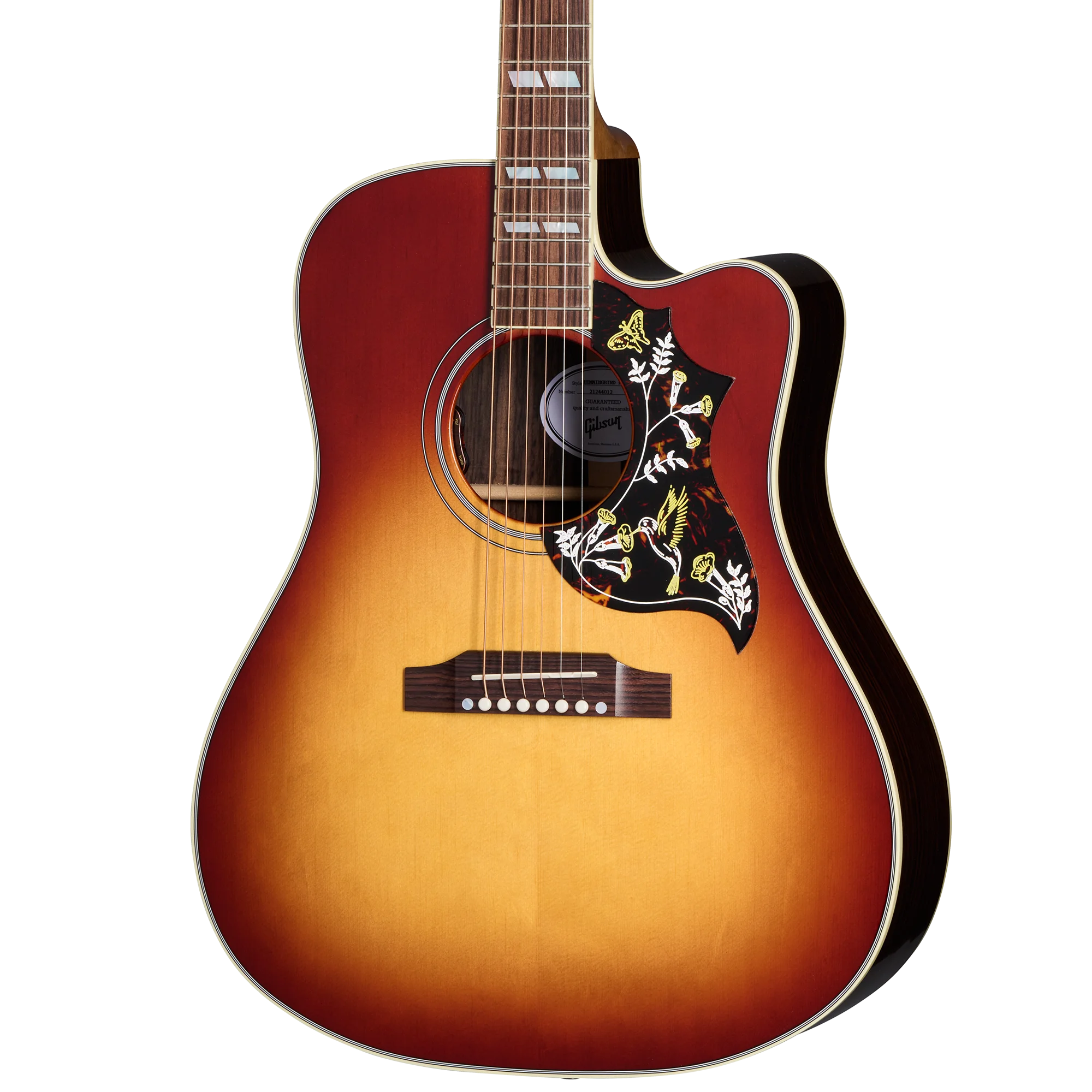 Hummingbird Standard Rosewood EC Rosewood Burst