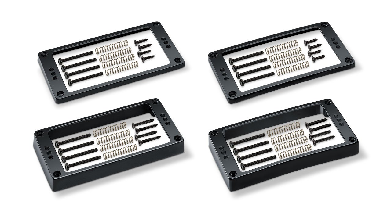 Pickup Frames - curved high - Black Chrome