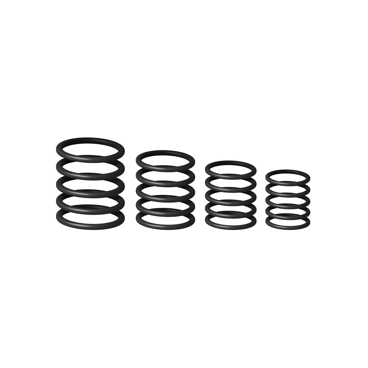 Gravity RP 5555 BLK 1 - Universeller Gravity Ring Pack, Vanta Black G-Rings