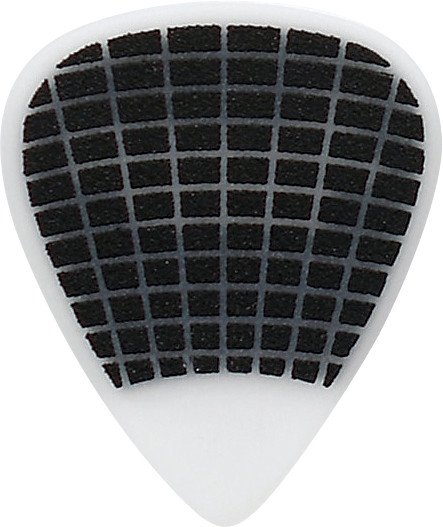 Flat Pick Sand Grip weiß (6 Stück)