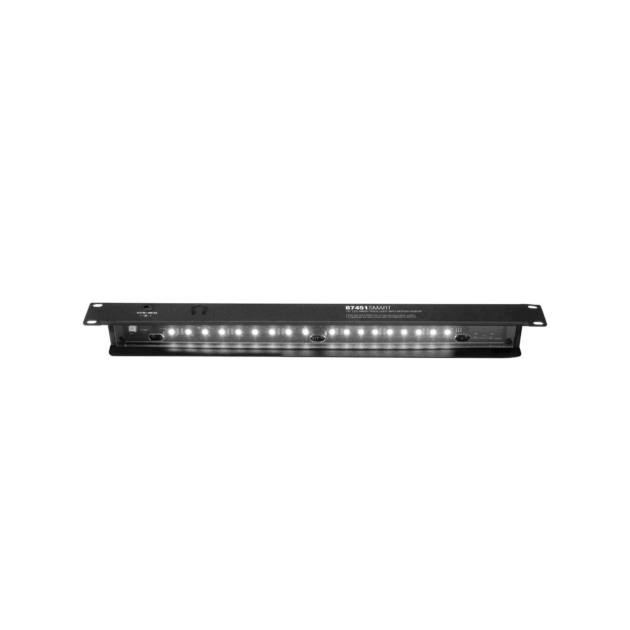 19" LED Sensor Rack Light 1 HE weiß