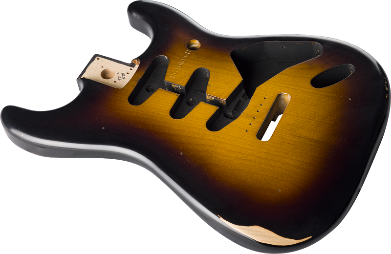 Road Worn 50s Stratocaster SSS  Alder Body 2-Tone Sunburst