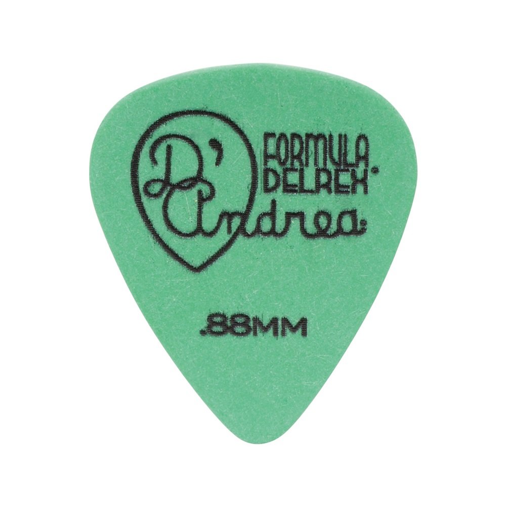 Formula Delrex Picks - 351 Shape (TNDX88), 12 pcs Pick Tin, 0.88 mm, Green