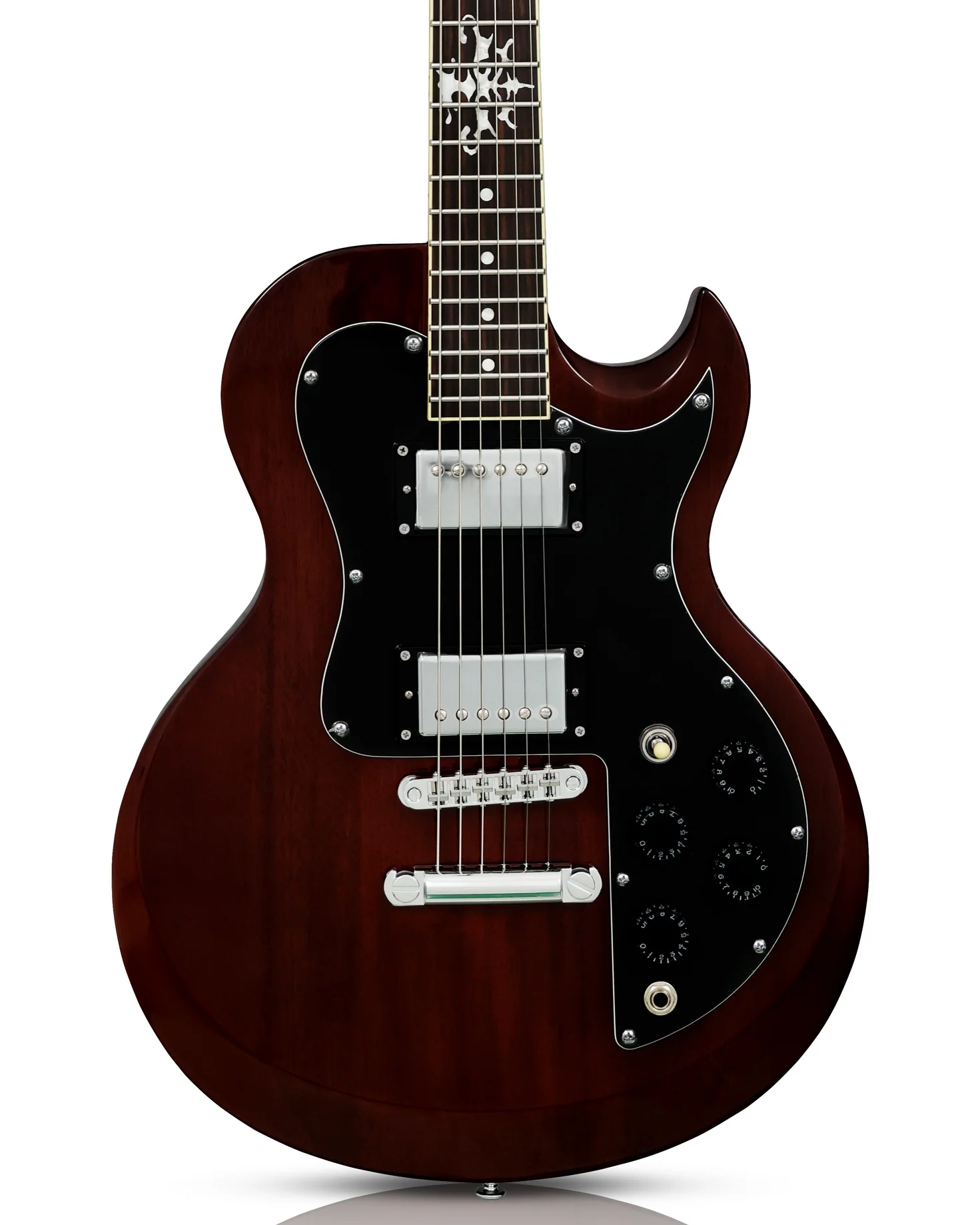 Jimmy Bower Signature Seer Transparent Dark Walnut E-Gitarre