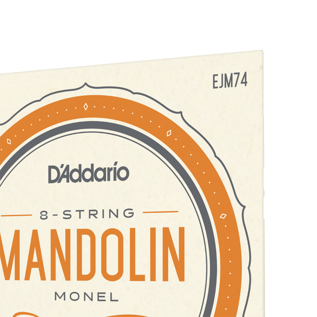 EJM74 Monel-Saiten für Mandoline, mittlere Spannung, 11-40