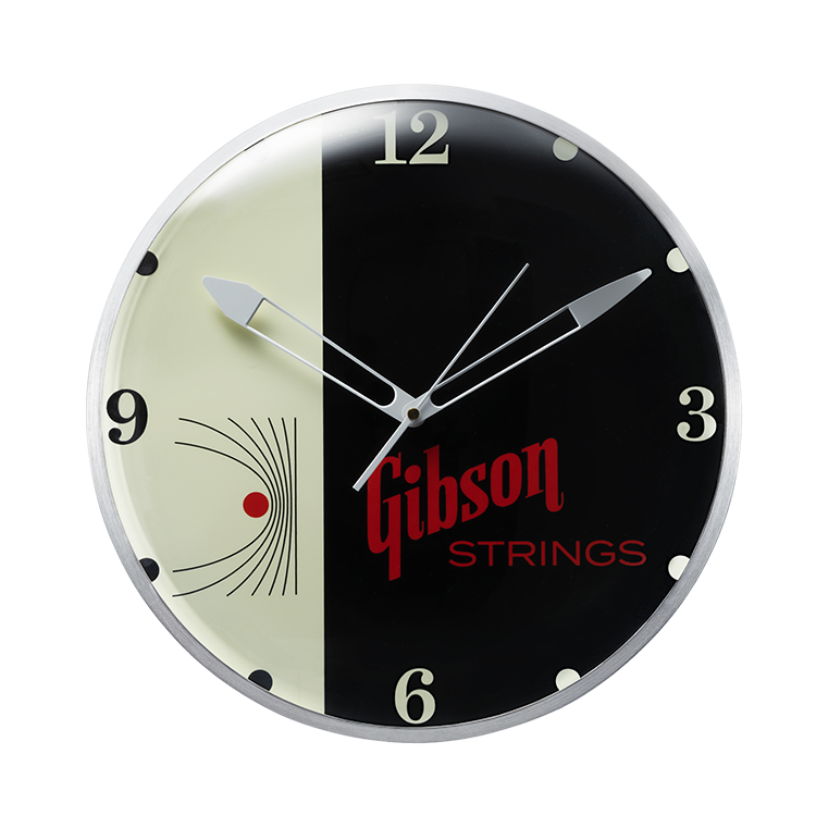 Vintage Lighted Wall Clock - Strings