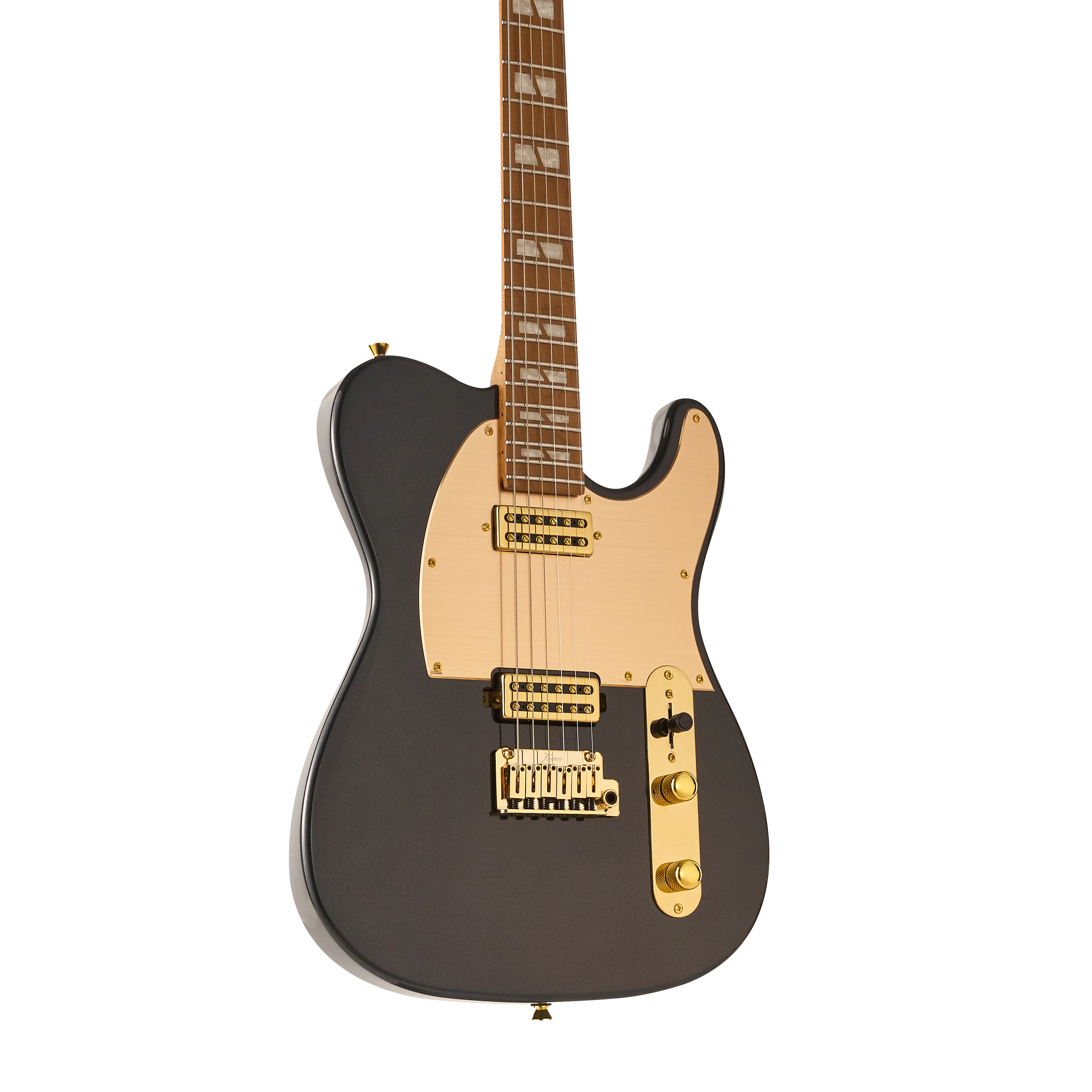 KT-Standard Gold HH Rosewood Pearl White E-Gitarre