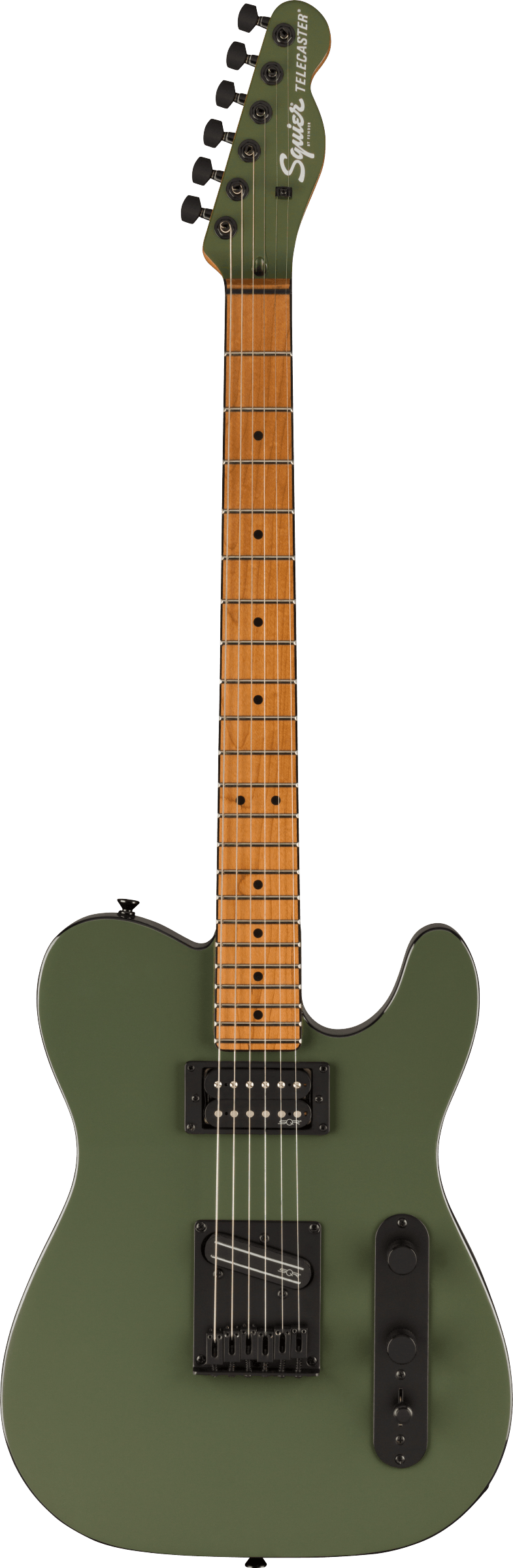 FSR Contemporary Telecaster® RH, Roasted Maple Fingerboard, Olive