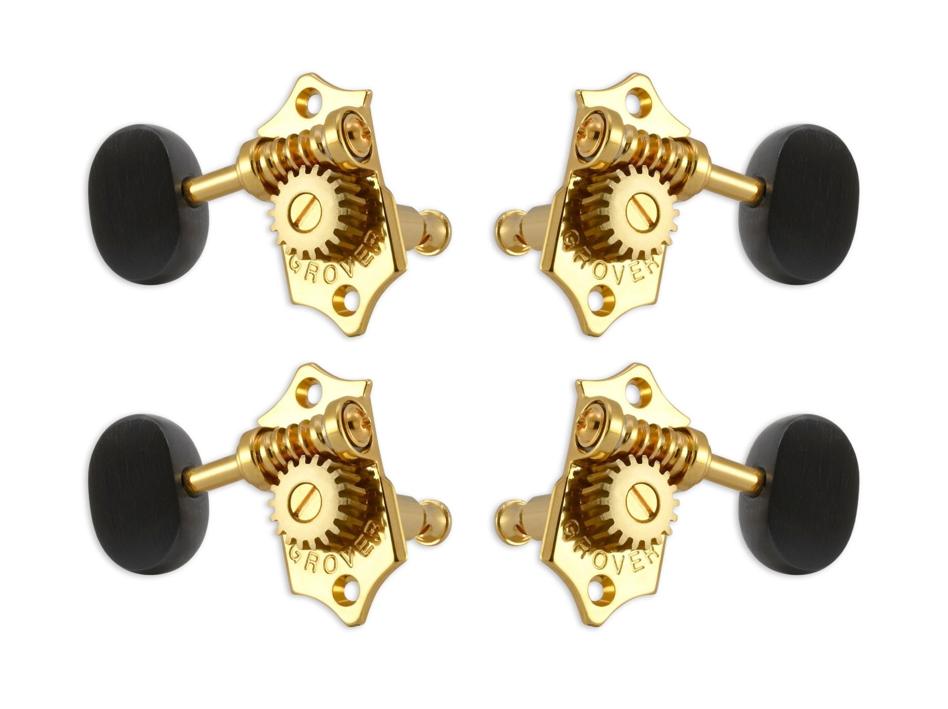 U98-18GE Sta  Tite Geared Ukulele Pegs 4 pcs. Gold