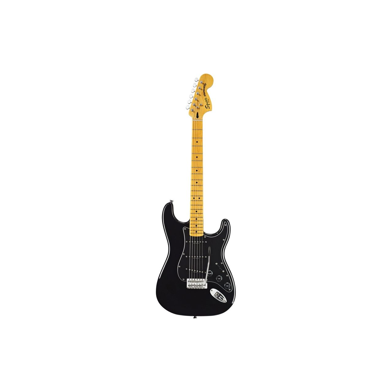 Vintage Modified 70s Stratocaster Black - E-Gitarre