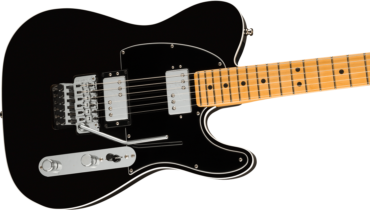 American Ultra Luxe Telecaster® Floyd Rose® HH, Mystic Black